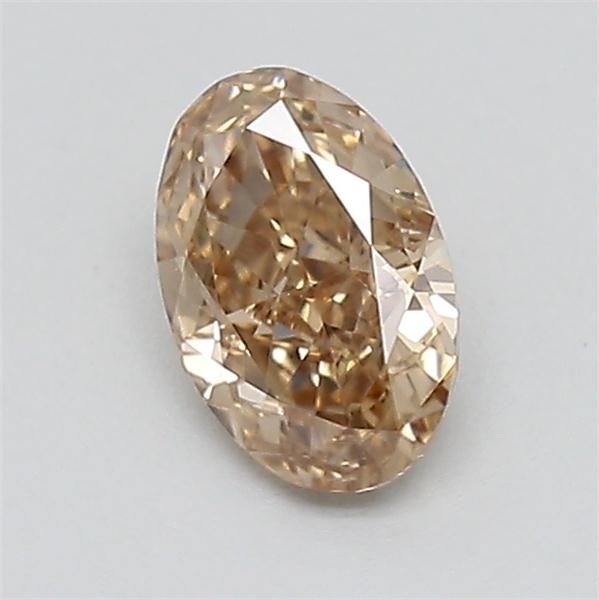 0.33 CT Fancy Light Brown OVAL
