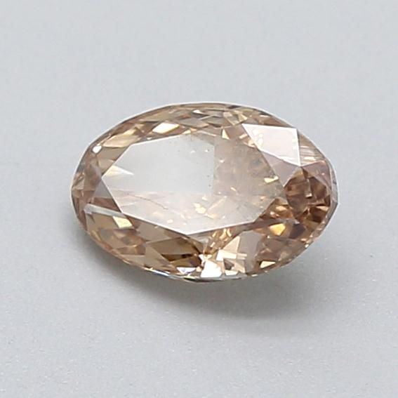 0.35 CT Fancy Light Brown OVAL