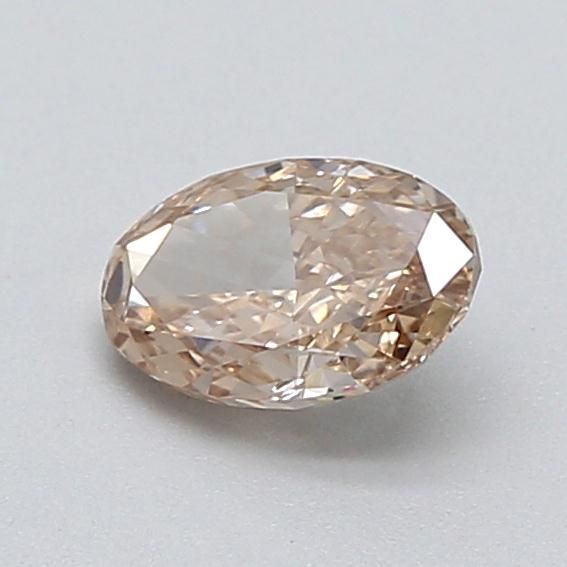 0.35 CT Fancy Light Brown OVAL