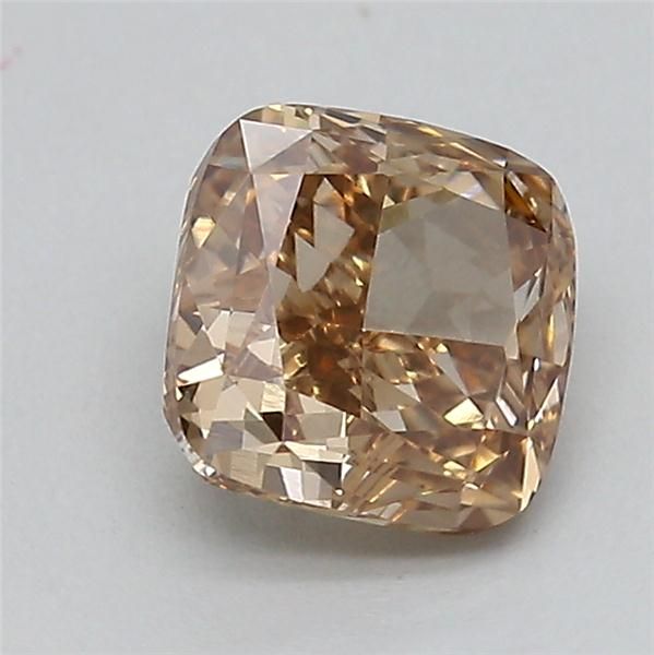 0.77 CT Fancy Light Brown CUSHION MODIFIED