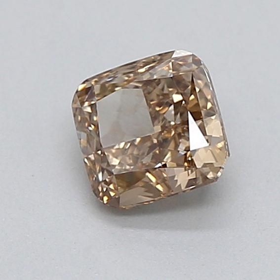 0.39 CT Fancy Light Brown CUSHION MODIFIED