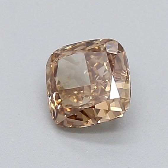 0.35 CT Fancy Light Brown CUSHION MODIFIED