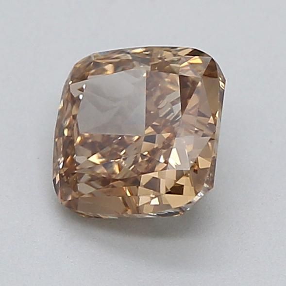 0.73 CT Fancy Light Brown CUSHION MODIFIED
