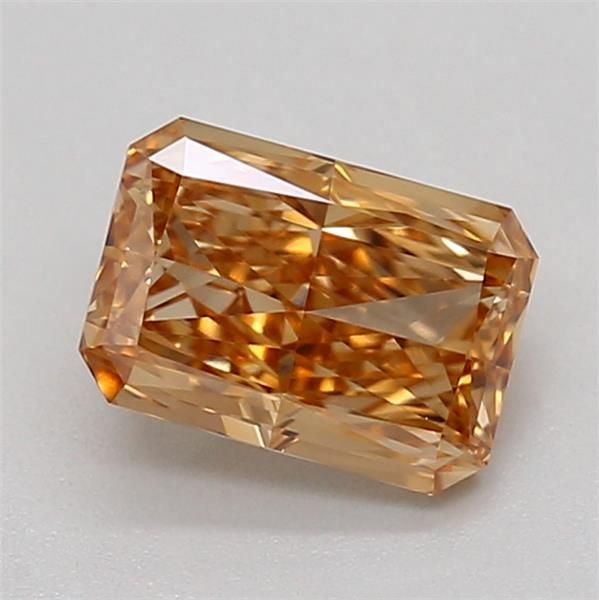 0.54 CT Fancy Light Yellowish Brown RADIANT