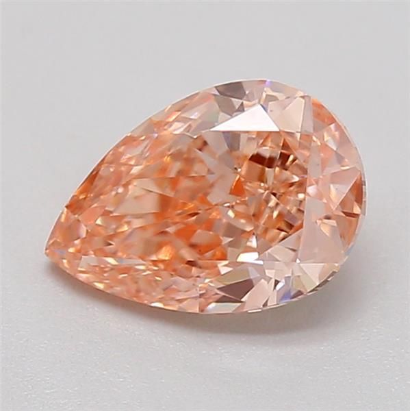 0.71 CT Fancy Intense Pink PEAR