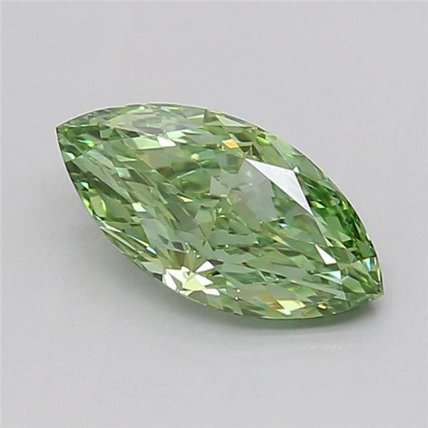 1.01 CT Fancy Vivid Green MARQUISE