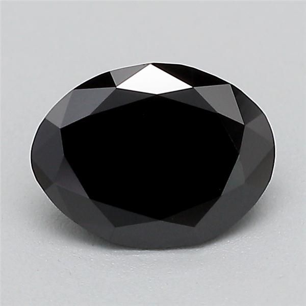 0.53 CT Fancy Black OVAL