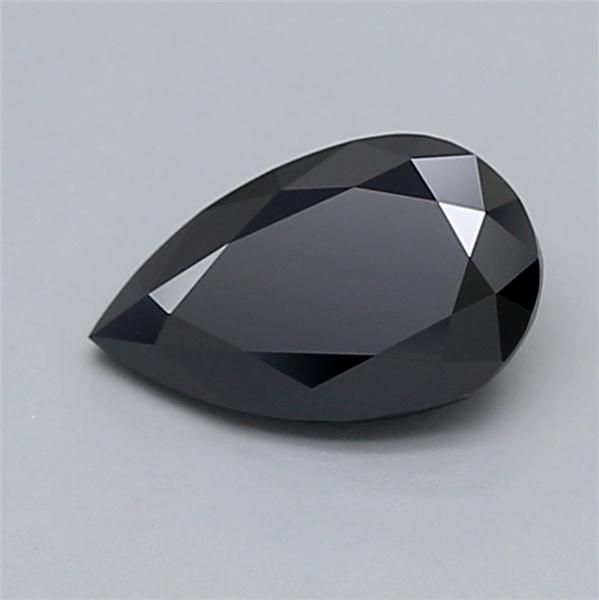 1.08 CT Fancy Black PEAR