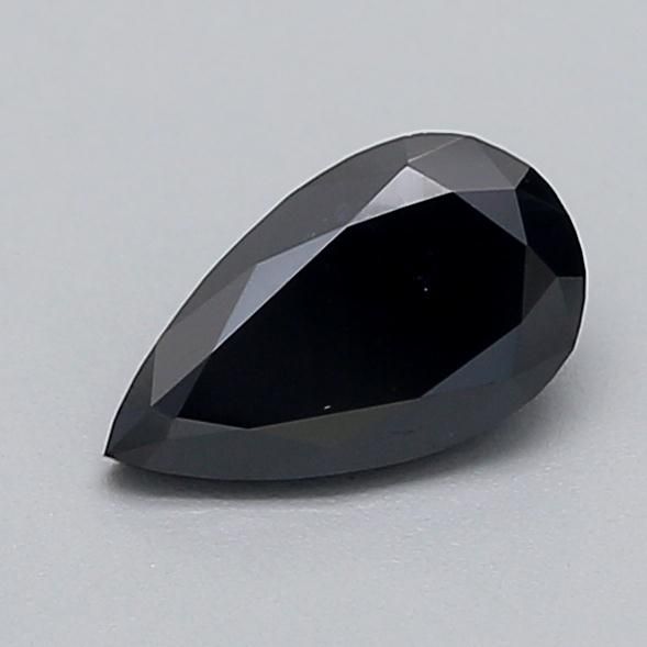 0.42 CT Fancy Vivid Black PEAR