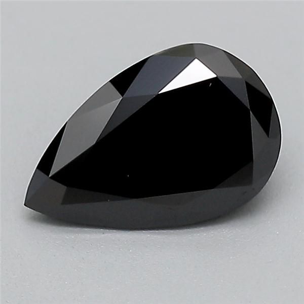 0.73 CT Fancy Black PEAR