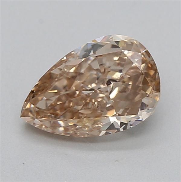 0.52 CT Fancy Light Brown PEAR