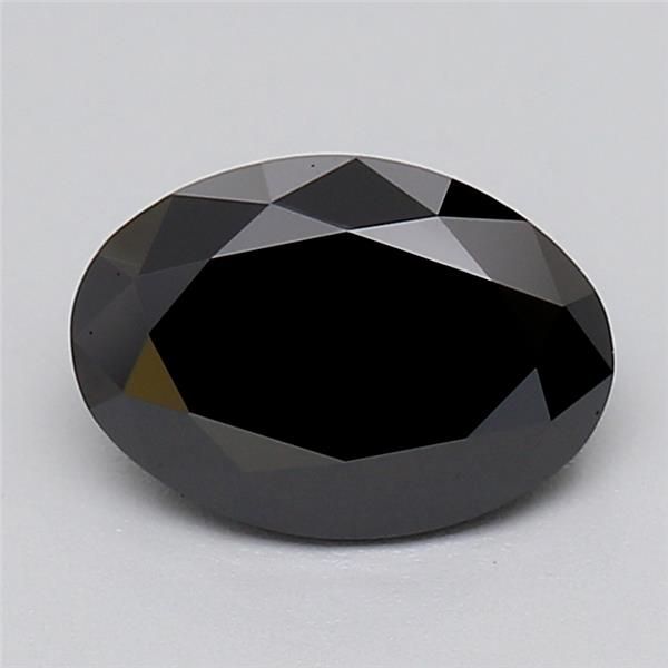 0.85 CT Fancy Black OVAL