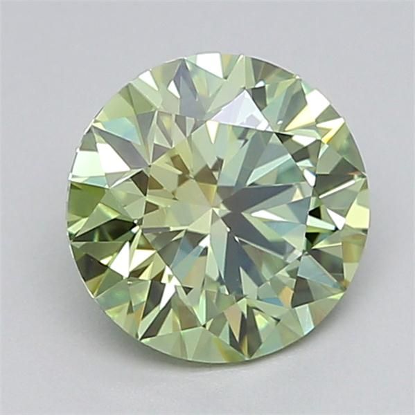 1.03 CT Fancy Vivid Green ROUND