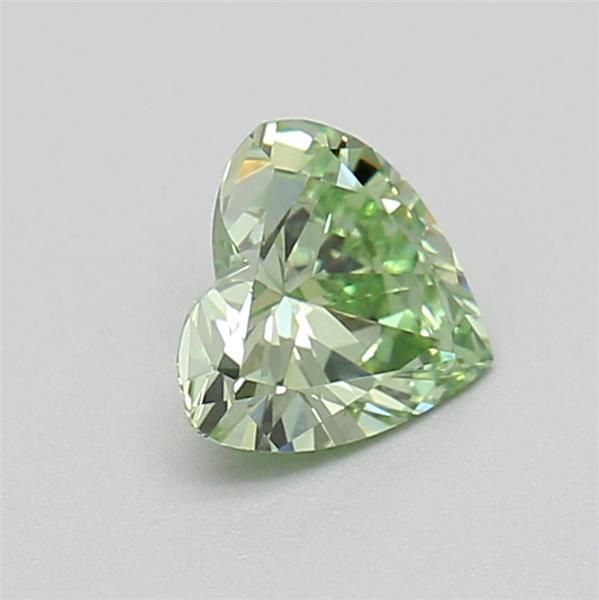 0.25 CT Fancy Vivid Green HEART