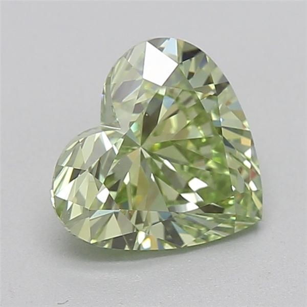 1.01 CT Fancy Intense Green HEART