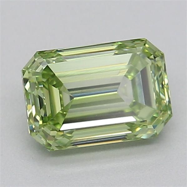 0.73 CT Fancy Vivid Green EMERALD
