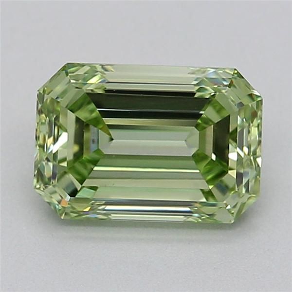 0.88 CT Fancy Intense Green EMERALD