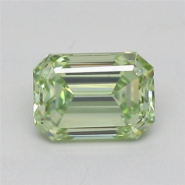 0.71 CT Fancy Vivid Green EMERALD