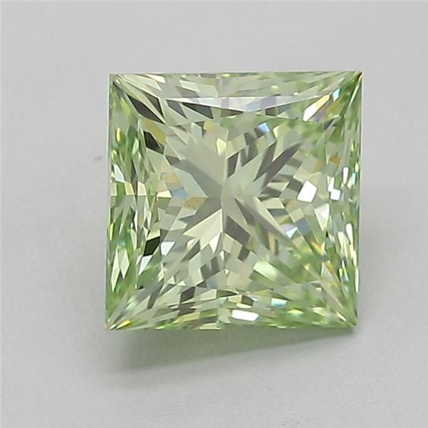 0.98 CT Fancy Intense Green PRINCESS