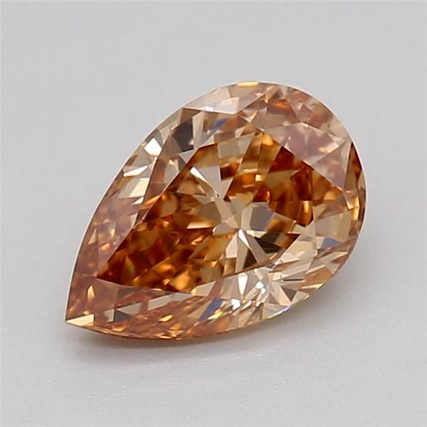 0.54 CT Fancy Brown PEAR