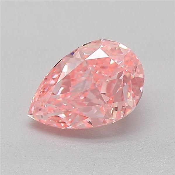 0.62 CT Fancy Vivid Pink PEAR
