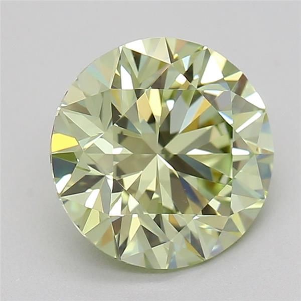 1.07 CT Fancy Intense Green ROUND