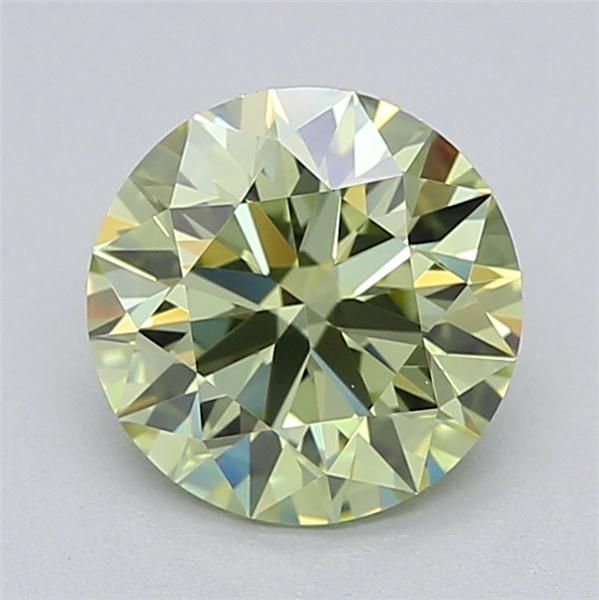 1.06 CT Fancy Vivid Green ROUND