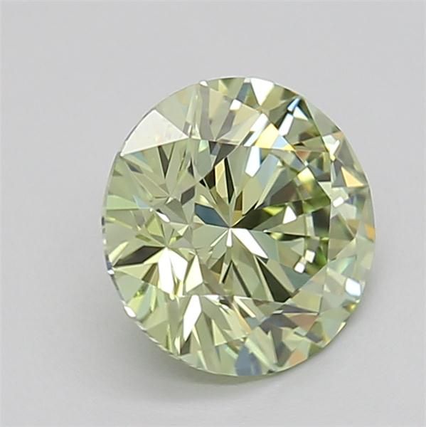 1.06 CT Fancy Vivid Green ROUND