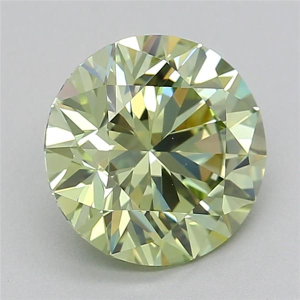 1.07 CT Fancy Intense Green ROUND