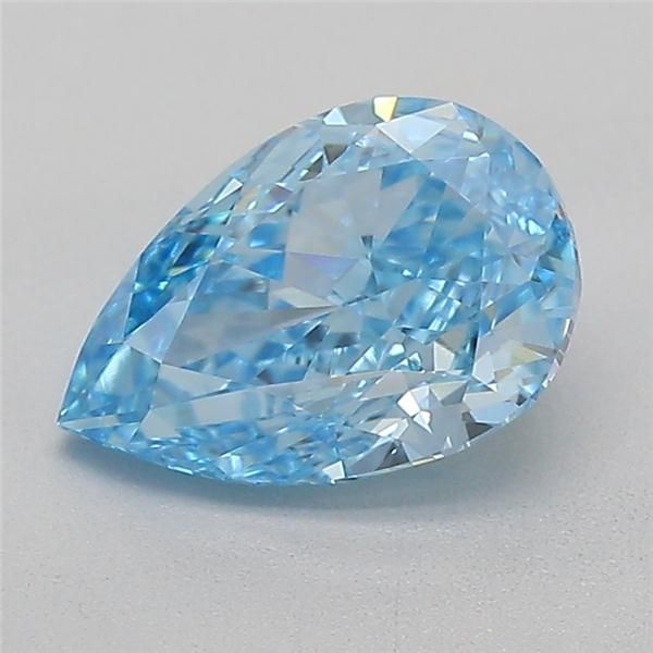 0.83 CT Fancy Vivid Blue PEAR