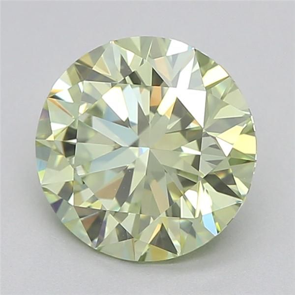 1.07 CT Fancy Intense Green ROUND