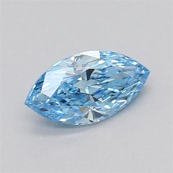 0.26 CT Fancy Vivid Blue MARQUISE