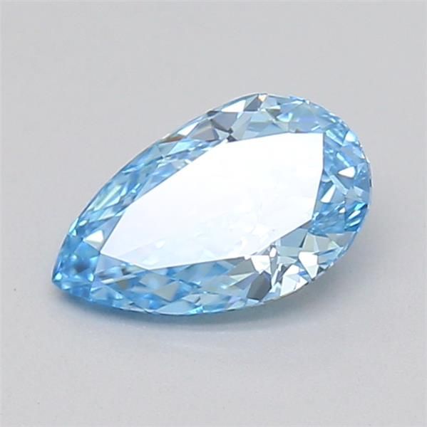 0.39 CT Fancy Vivid Blue PEAR