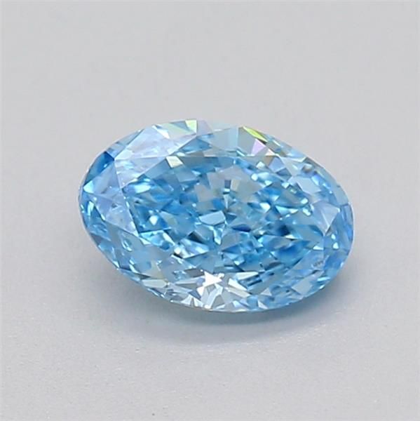 0.3 CT Fancy Vivid Blue OVAL