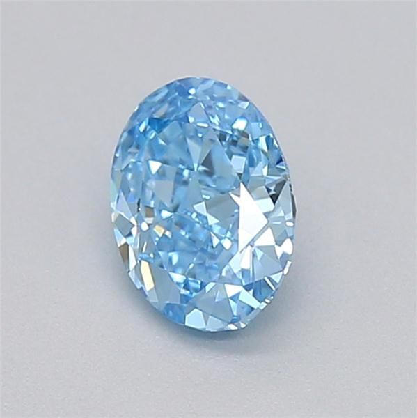0.31 CT Fancy Vivid Blue OVAL