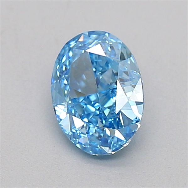 0.51 CT Fancy Vivid Blue OVAL