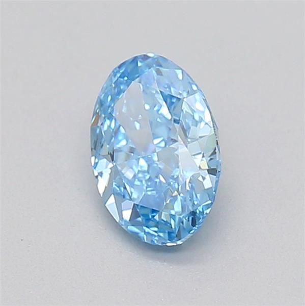 0.31 CT Fancy Vivid Blue OVAL