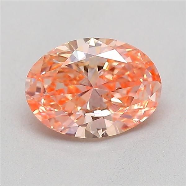 0.5 CT Fancy Vivid Pink OVAL