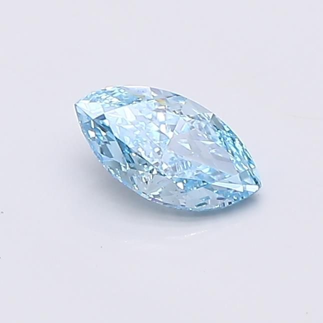 0.31 CT Fancy Vivid Blue MARQUISE