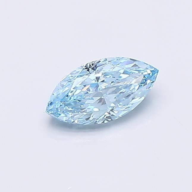 0.5 CT Fancy Vivid Blue MARQUISE