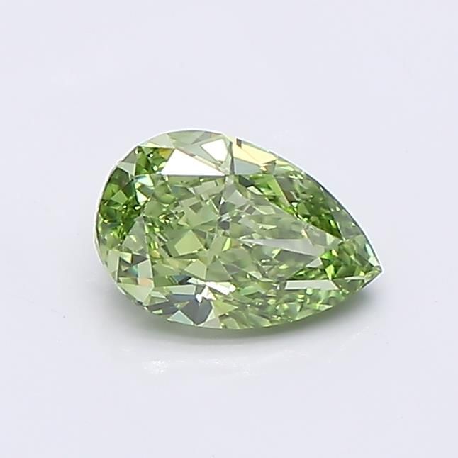 0.7 CT Fancy Vivid Green PEAR