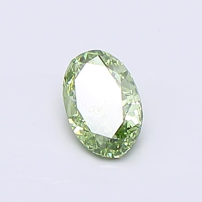 0.51 CT Fancy Vivid Green OVAL