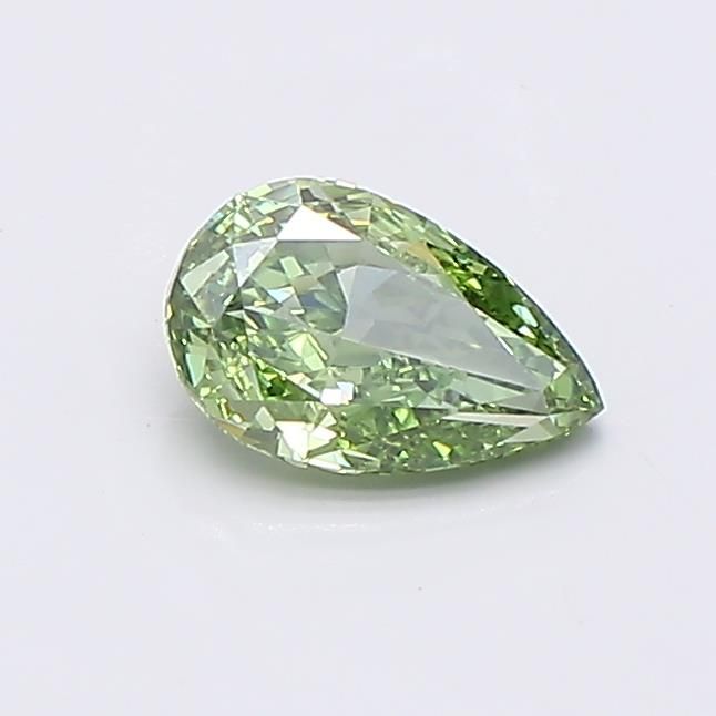 0.58 CT Fancy Vivid Green PEAR