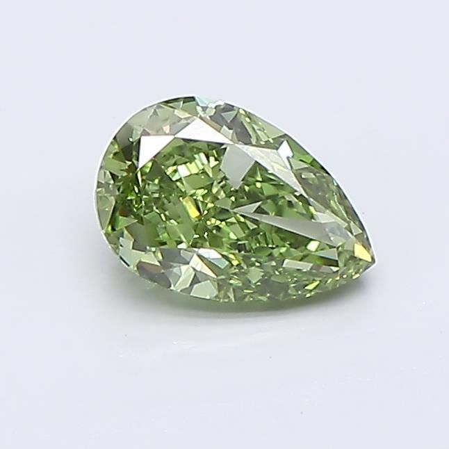 0.78 CT Fancy Vivid Green PEAR
