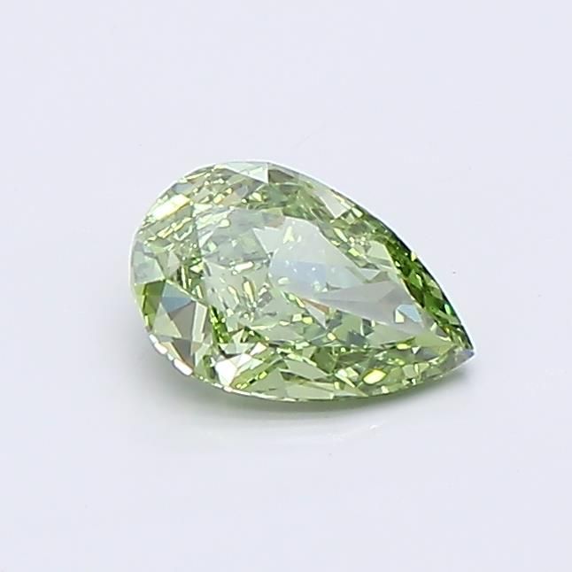 0.56 CT Fancy Vivid Green PEAR