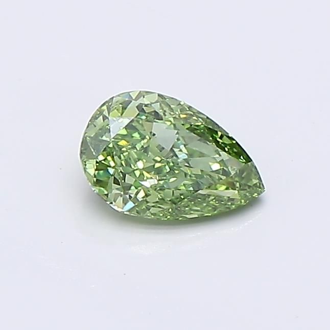 0.49 CT Fancy Vivid Green PEAR