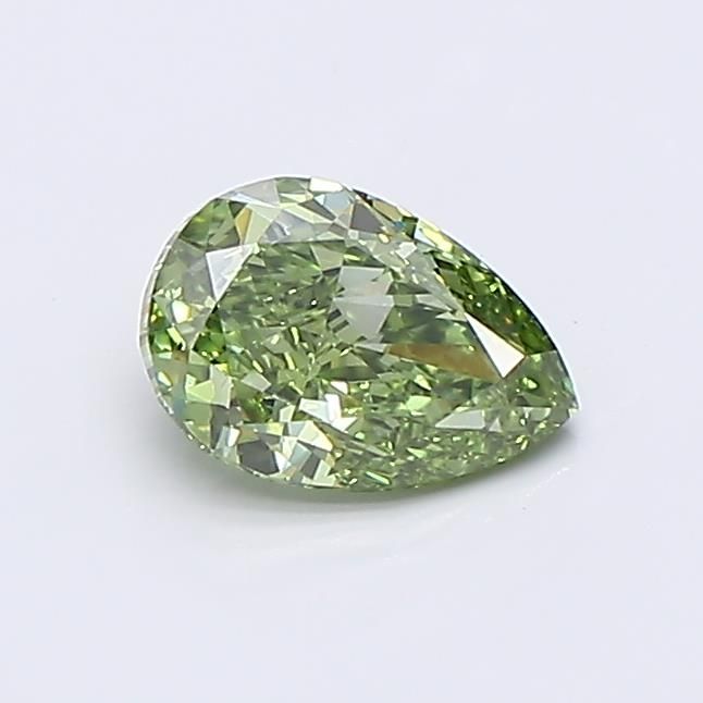 0.7 CT Fancy Vivid Green PEAR