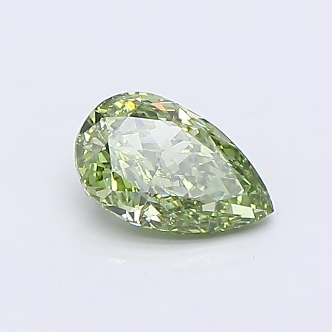 0.58 CT Fancy Vivid Green PEAR