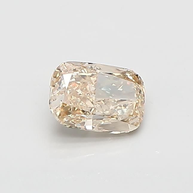 0.61 CT Fancy Yellow CUSHION MODIFIED