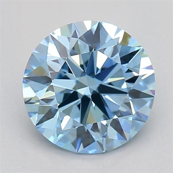 0.7 CT Fancy Vivid Blue ROUND